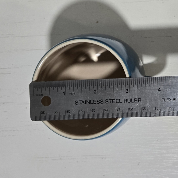 Deep Teal Pour Over Coffee Maker Cone & 2 Heritage Mugs Le Creuset RETIRED COLOR - Picture 7 of 12